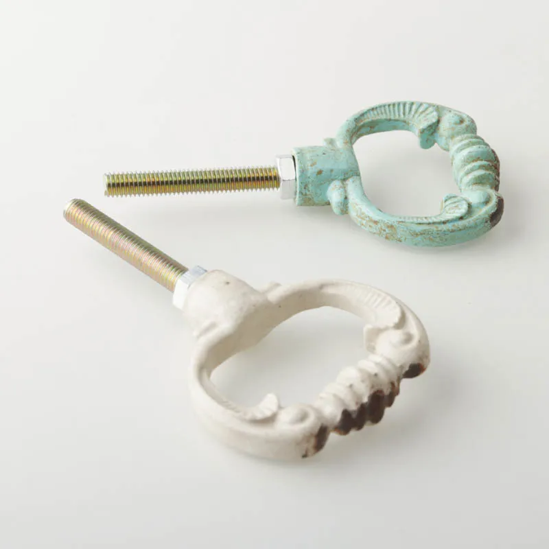 

Modern Simple European Cabinet Drawer Key Pull Ring Handle Single Hole Ring Type Antique American Door Handle