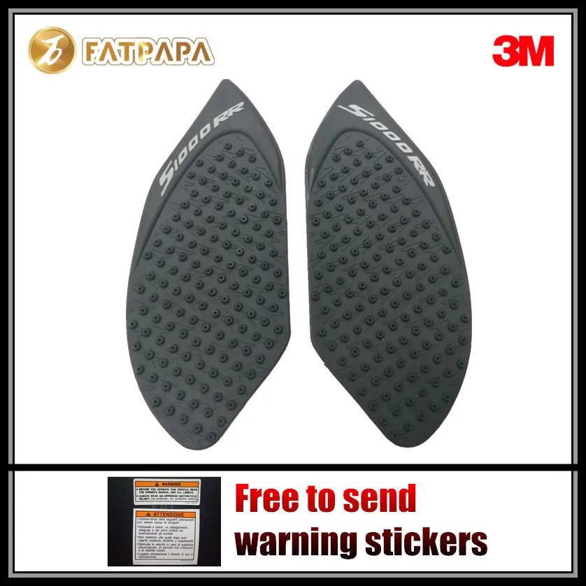 

2017 New High Quality 3M Motorcycle S1000RR Fuel Tank Protector Tank traction pad side For BMW S1000RR 2009-2016 black
