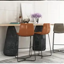 Скандинавский Tieyi барный стул KTV офисный передний стол специальное сиденье креативный высоконогий барный стул простой кожаный арт барный стул