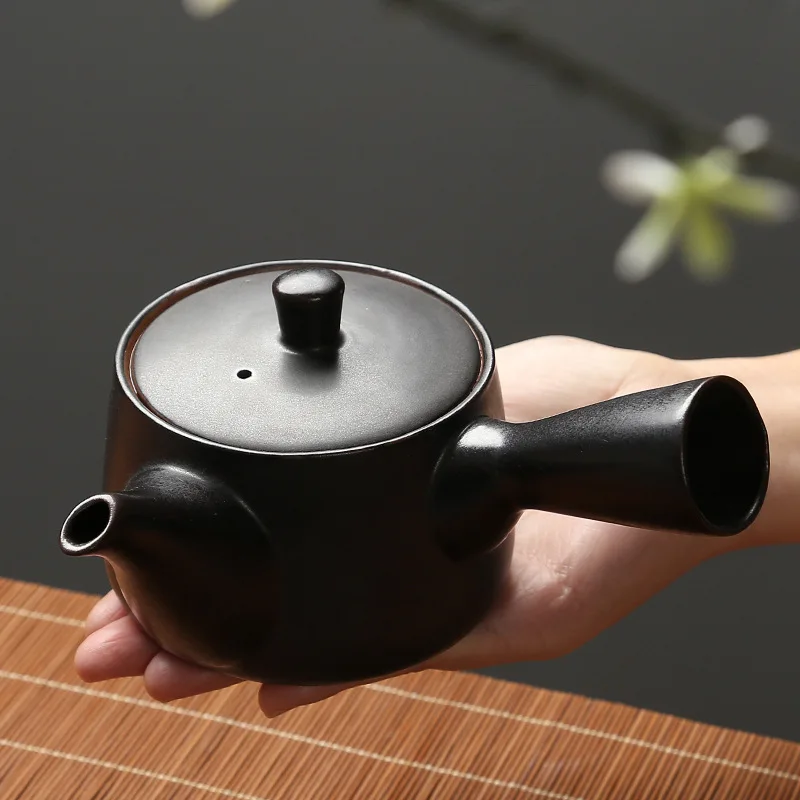 GLLead Ретро Китайский кунг-фу фарфоровый чайник керамический цветочный чайный горшок японский стиль чайные наборы ручной работы керамический фарфор