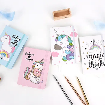

"Unicorn" Beautiful Hard Cover Lined Journal Cute Journal Study Diary Notebook Lovely Stationery Gift