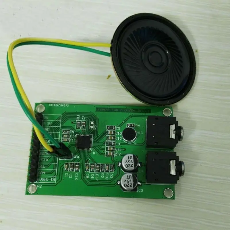

WM8978 audio I2S Decoder w/ speaker module STM32 audio recording playback Mp3