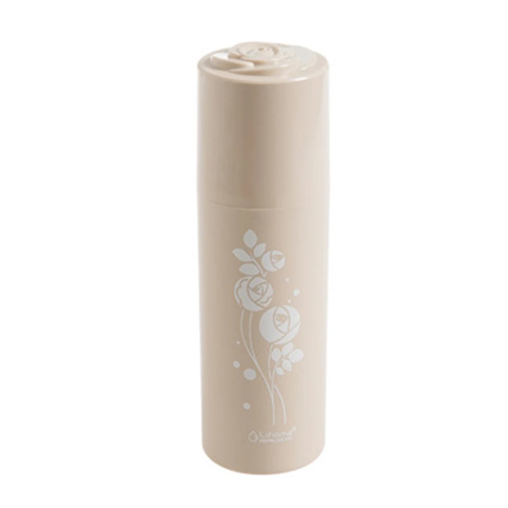 

Student Accessories Portable Round Toothpaste Storage Moisture Proof Travel Holder Toothbrush Case Dustproof Country Style Home
