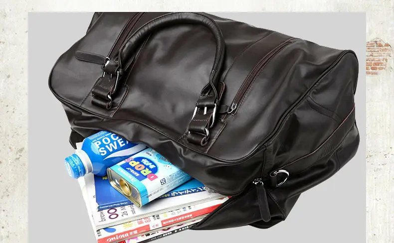 Модные мужские дорожные сумки из натуральной кожи, Мужская багажная сумка из натуральной кожи, сумка для путешествий, большая сумка для путешествий