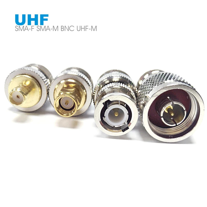Переходник SMA Female Male N BNC в UHF радиочастотный коаксиальный переходник SO239 PL259 для