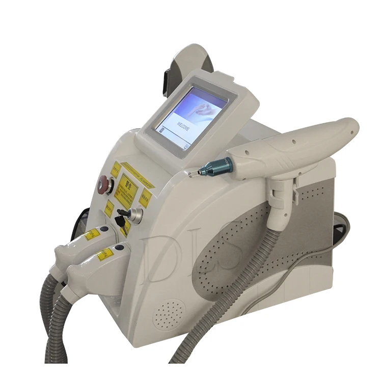  Hot Multi-functional SHR/IPL/q-switched nd yag laser Hair Removal face lift Machine