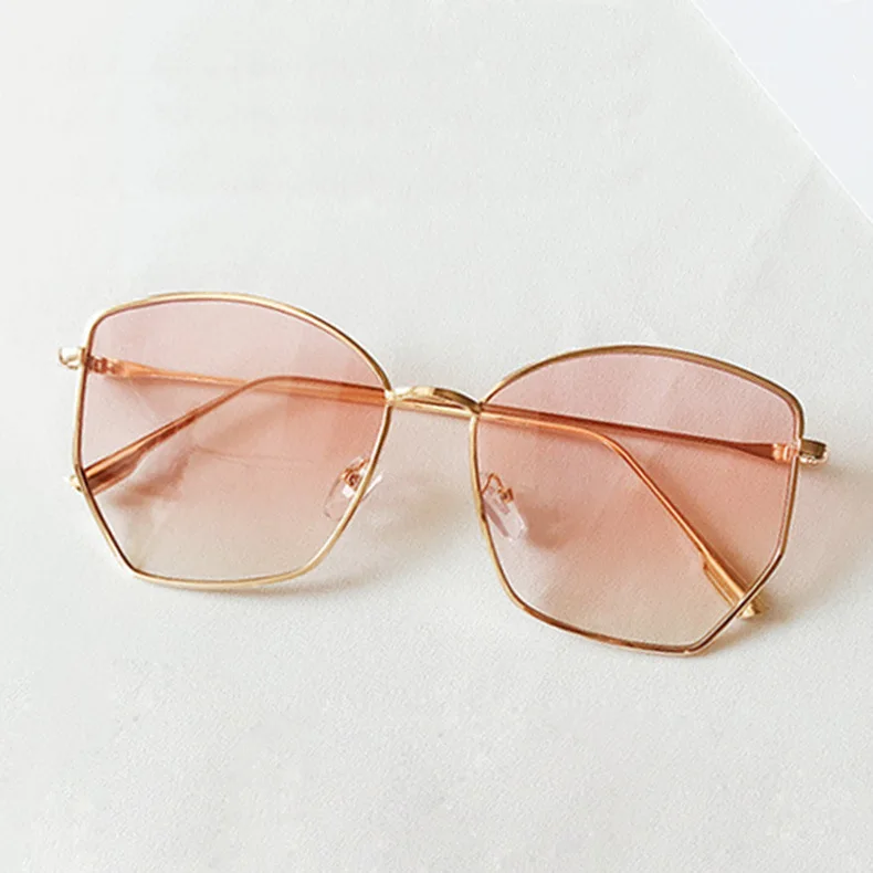 Ретро большие квадратные солнцезащитные очки для женщин и мужчин брендовые роскошные розовые градиентные солнцезащитные очки oculos UV400 очки с прозрачными линзами