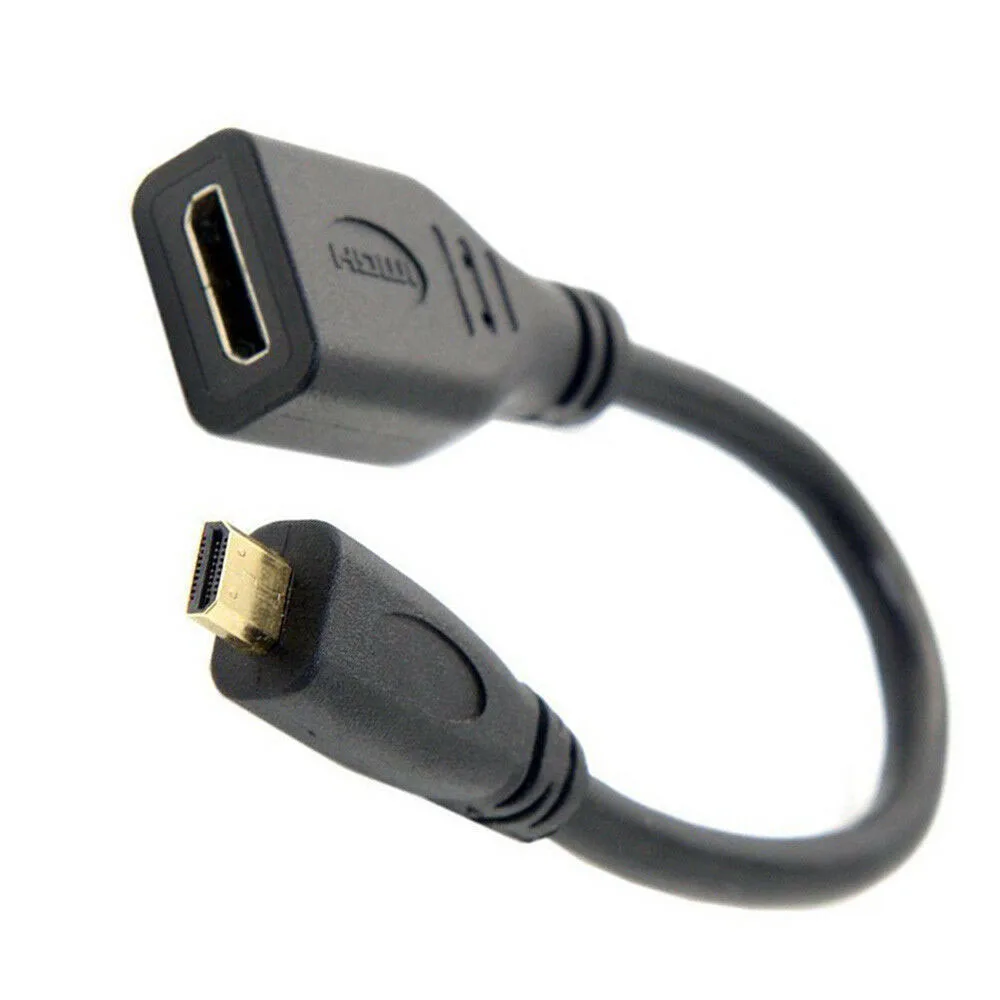Кабель адаптер Micro HDMI тип D Папа A мама преобразователь папа Разъем 1080P для