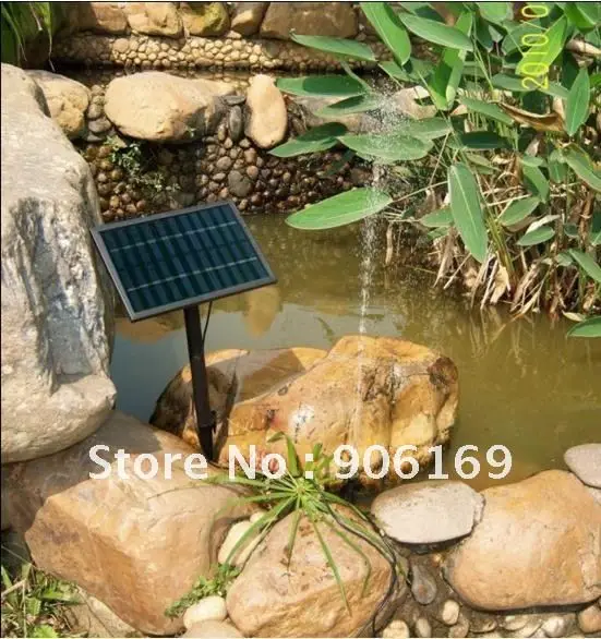 Solar Water Pump Garden Fountain Pond Feature 7V 1.12W Free Shipping