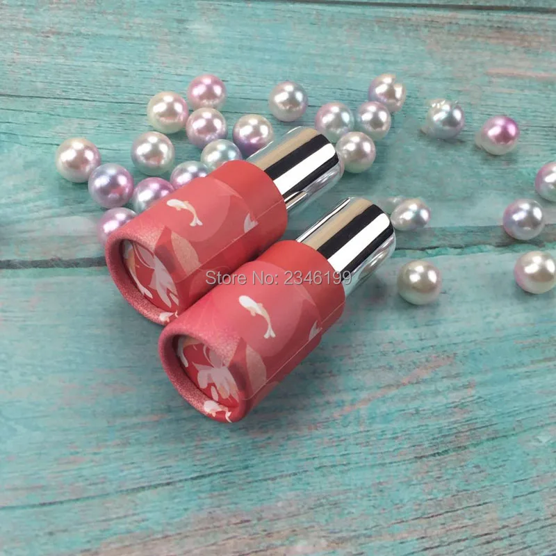 Papery Lipstick Tube 12.1mm Red Girl Lip Balm Tube With Box Empty Lipstick Cosmetic Container Empty Papery Lip Balm Tube (4)