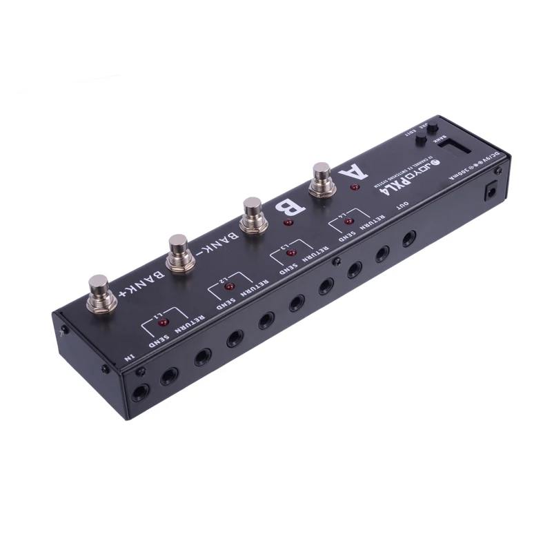 JOYO PXL 4 петли для гитары программируемая педаль создания эффектов петля FX