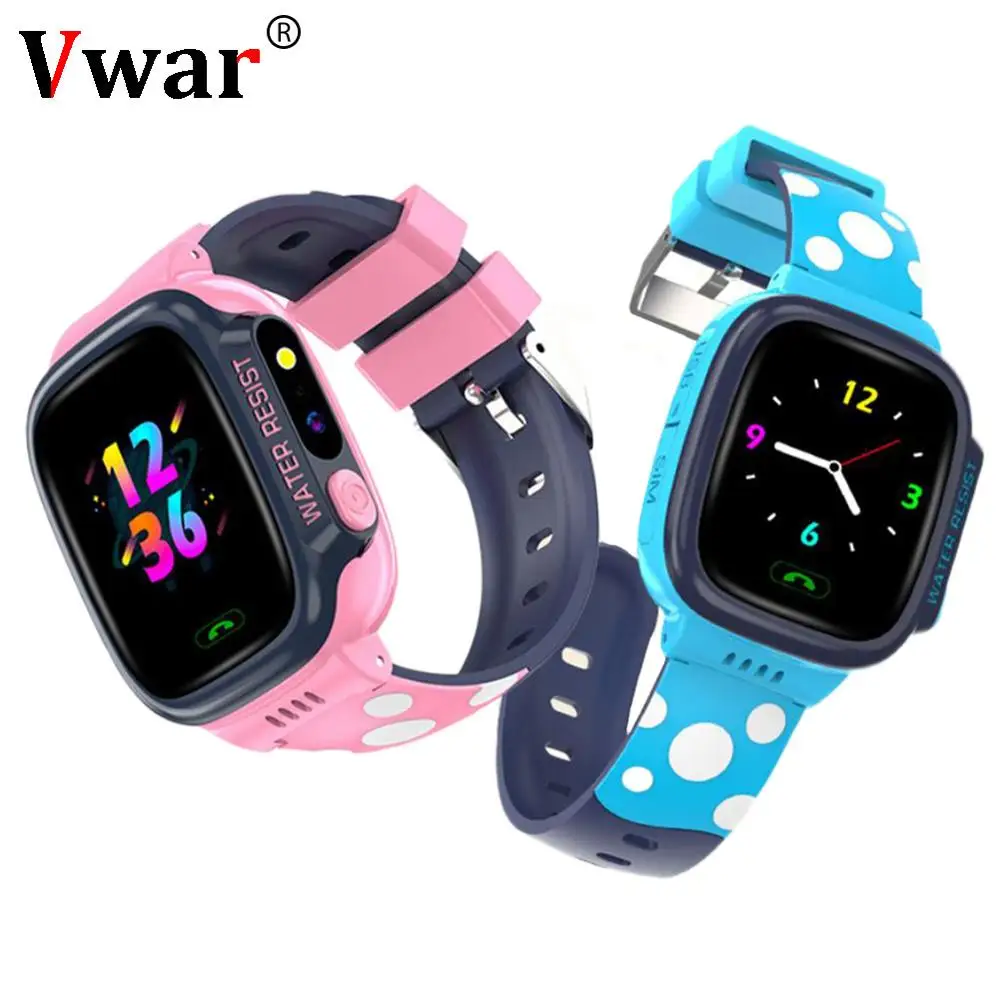 Cena Vwar K9 dziecięcy smart Watch WIFI LBS dla dzieci wodoodporny Smartwatch SOS telefon dla dzieci zegarek Anti lost z kamerą s postawy polityczne w Q90 Q50 Q528