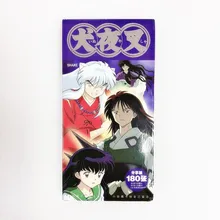 180 шт./компл. Inuyasha большой Почтовые открытки/поздравительная открытка оповещения о сообщениях(в том числе карты/рождества и год подарки