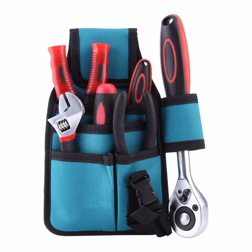 Waist Carpenter Hammer Wrench Tool Bag Pockets Electrician Tool Pouch