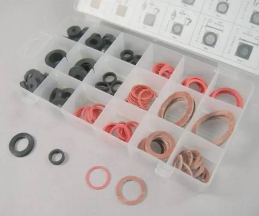141 Pcs Washer Rubber Sealing O ring Assortment Kit Set Tools Different size Wringer Washerin