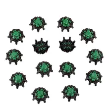 Hobbyлейн для спорта на открытом воздухе Гольф 14 шт. обувь для гольфа Мягкие заклепки четверть поворота Быстрый Спайк Замена Комплект для тренировки гольфа горячая распродажа