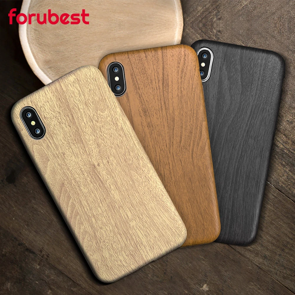 

Wooden Pattern Soft TPU Cover For iPhone 7 Case 7plus 6 6S Plus Wood Grain Soft Back Shell For iphone 8 X XR XS MAX 11 Pro MAX
