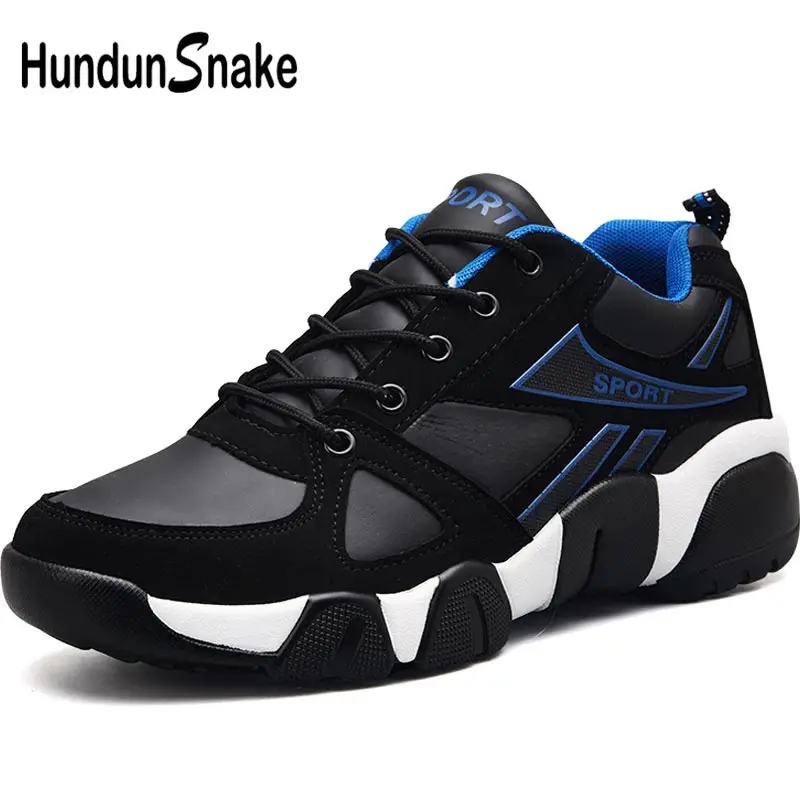 

Hundunsnake Pu Leather Sneakers Man Sport Shoes Mens Running Shoe Women Sports Shoe For Men Spadrille For Man Summer Black A-177