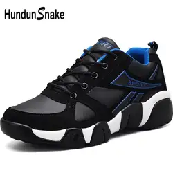 Hundunsnake кроссовки из pu кожи спортивные ботинки мужские Для мужчин s кроссовки Для женщин спортивной обуви для Для мужчин Spadrille для человек