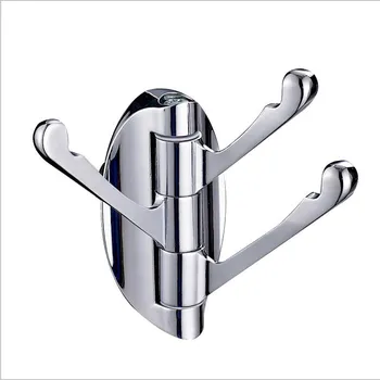 

New Robe Hooks Gold Bathroom Hooks for Towels in Rails Clothes Hook Silver Finish Cloth Hangers Bath Hardware Home Decoration