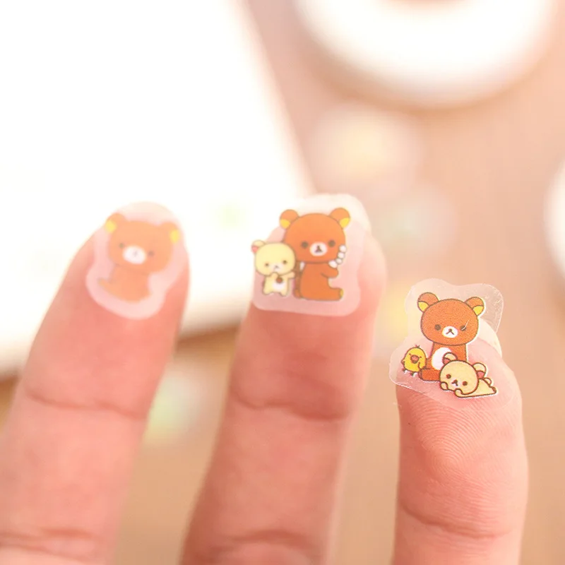 80шт./упак. Kawaii бумажные стикеры в виде животных милая кошка искусственное
