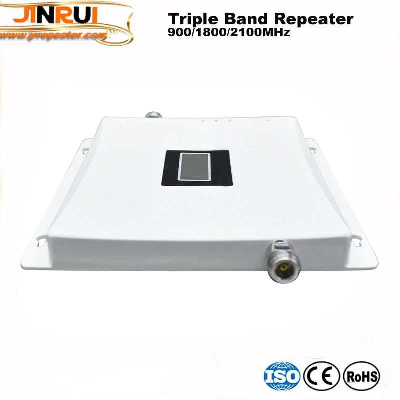 LCD display2G 3G 4G GSM repeater 900 WCDMA 2100 LTE 1800 Tri Band cellular Signal Booster 70dB Gain gsm Repeater 3G 4G Amplifier (7)