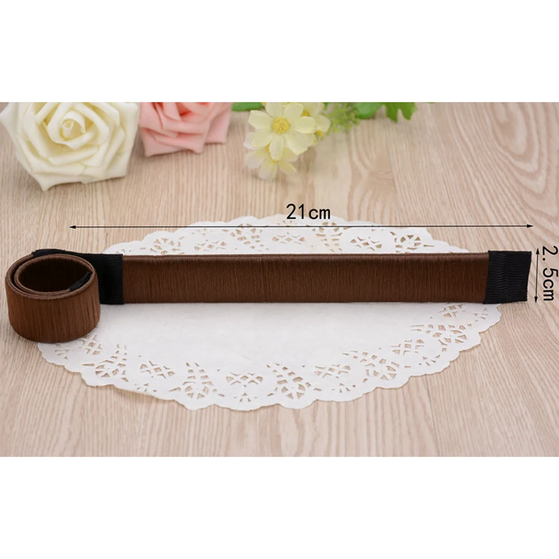 1pcs Synthetic Hairbands Beauty Hair Bun Maker for Women Hair Accessories Magic DIY Headband Hair Braiding Tools for Hairstyles