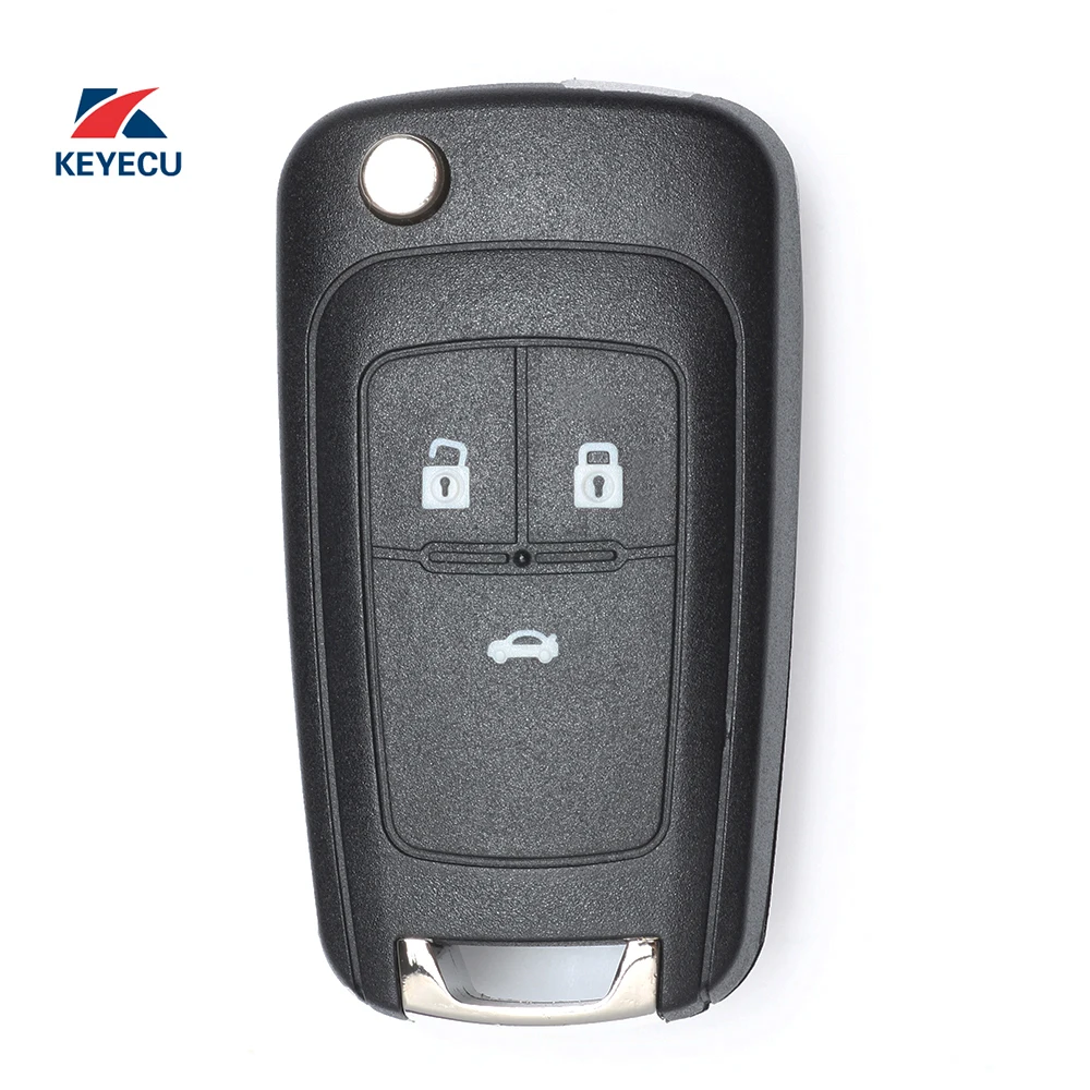 KEYECU Replacement 3 Button Remote Car Key Fob 433MHz ID46 for Opel Vauxhall Insignia, Astra J