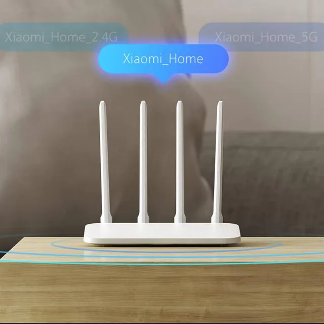 Xiaomi Mi Router 4A Гигабитная версия 2,4 ГГц 5 ГГц Wi-Fi 1167 Мбит/с Wi-Fi повторитель 128 МБ DDR3 с высоким коэффициентом усиления 4 антенны Сетевой удлинитель 3