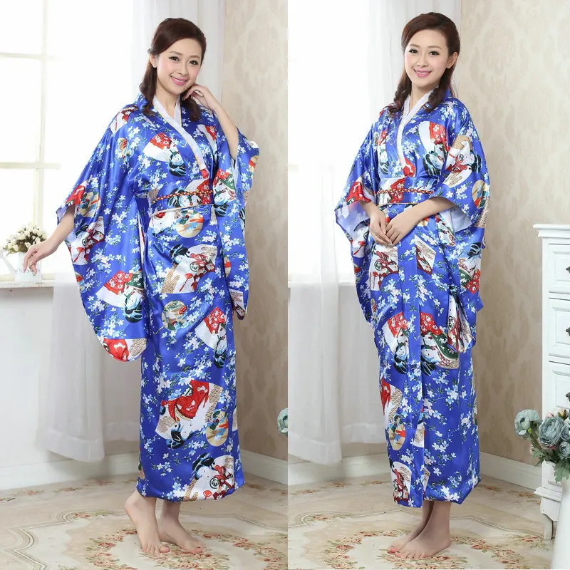 Traditional Japanese Kimonos New 2017 Clothing on Sale Woman Stage