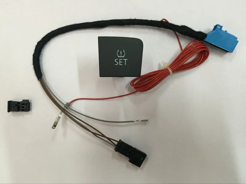 

SWIEES New Tire pressure switch BUTTON + Wire harness FOR VW PASSAT B6 35D 927 121 OR 3C0 927 121 D