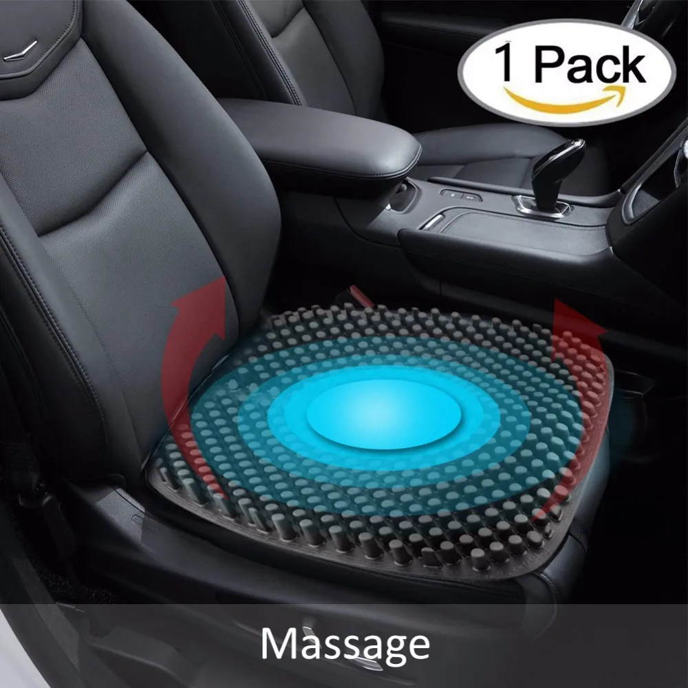 Car Seat Cushions Massage High Memory Silicone Breathable Mesh Silica