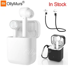 Xiaomi mi Airdots pro Air TWS Bluetooth гарнитура истинные беспроводные стерео спортивные наушники ANC переключатель ENC автоматическая пауза управление Touch mi 9