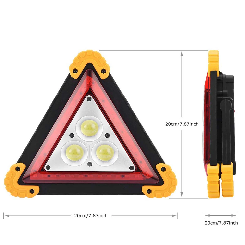 Светильник ingview USB COB рабочий светильник Перезаряжаемые Портативный Точечный светильник Треугольники Предупреждение светильник для кемпинга на открытом воздухе Пеший Туризм аварийной ситуации