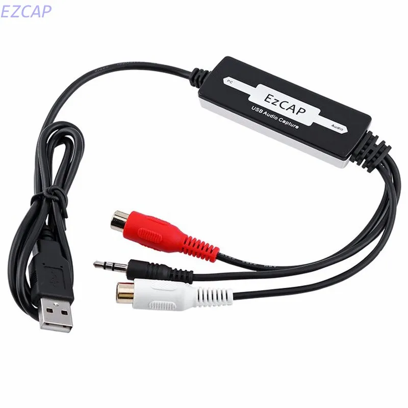 2017 new video card for audio capture card usb for any analog audio to
