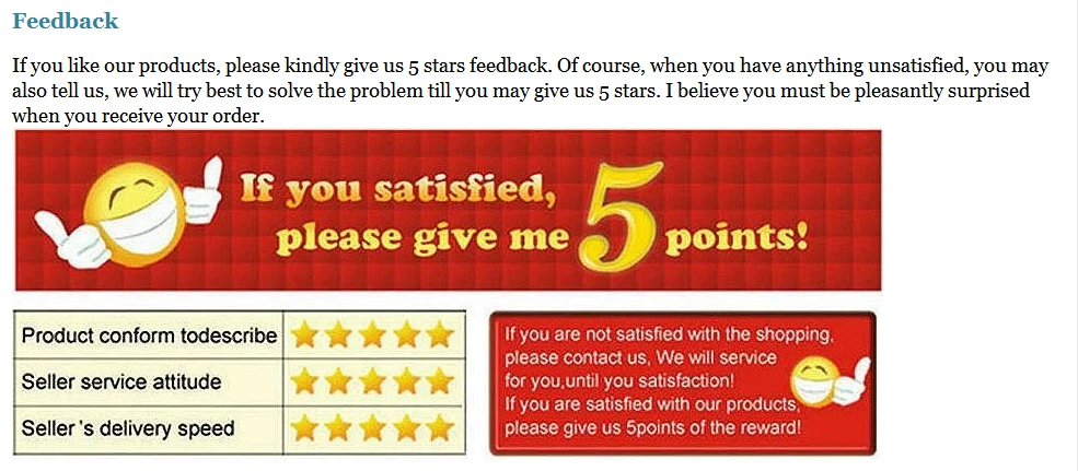 feed back