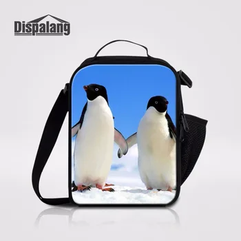 

Dispalang Newest Cooler Lunch Bag For Children School Penguin Pattern Girls Boys Lunch Box Small Picnic Bag Thermal Meal Package