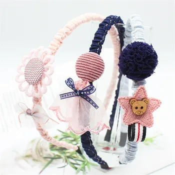 

Lovely Kids Headband Korean Cute Hairband Plush Baby Hair Hoop Girls Princess Hair Band Fashion Hair Accessories