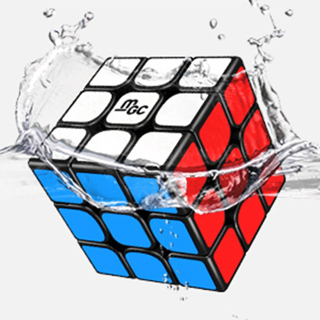 Магнитный магический куб Yongjun YJ MGC 3x3x3 наклейка черный пазл для начинающих