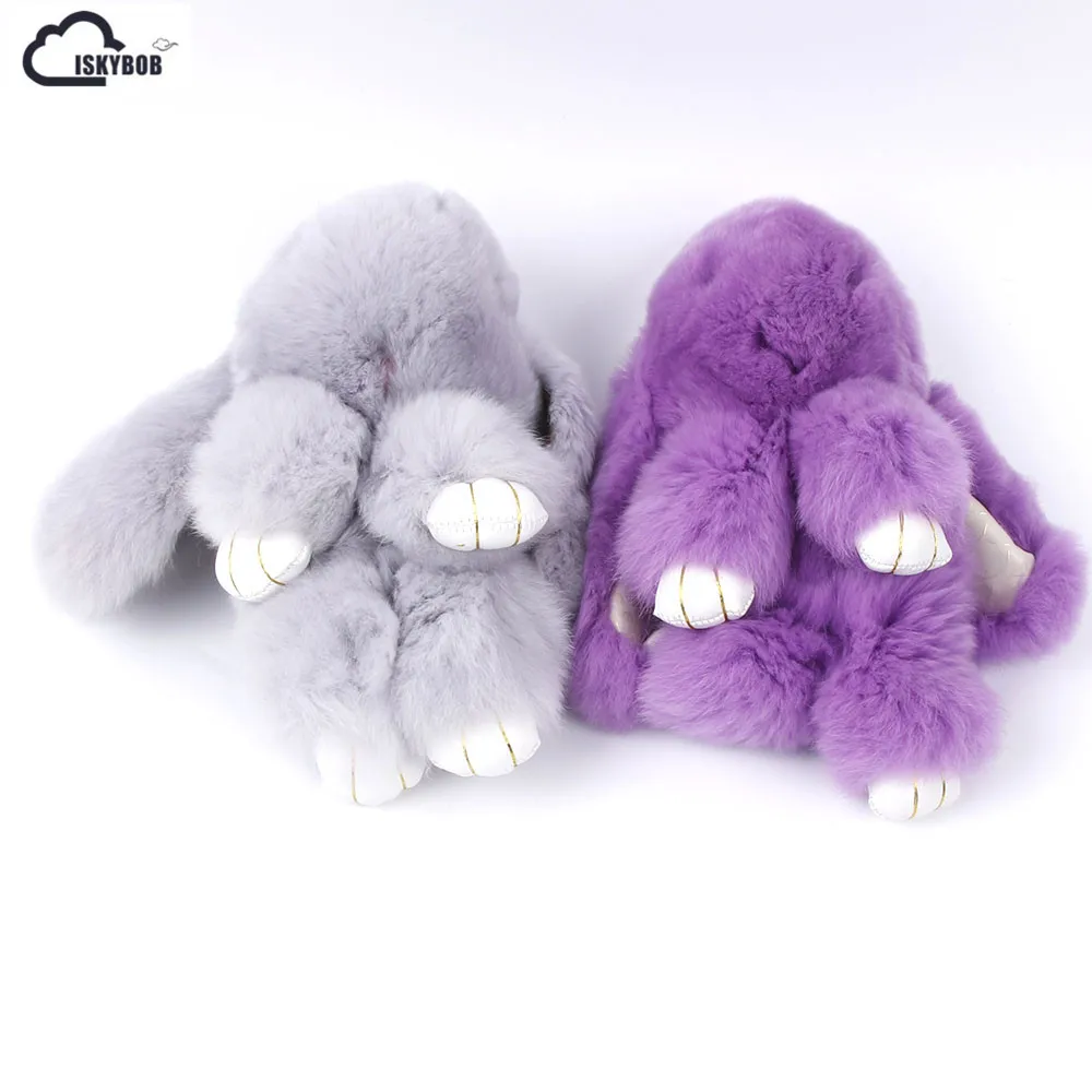 

Bag Part New Artificial Furs Rabbit Plush Toy Decor for bag Pendant Charm Mini Rabbit Dolls bag accessories