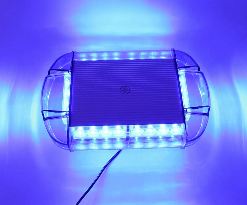 24LED автомобильный стробоскопический Предупреждение ющий светильник бар с