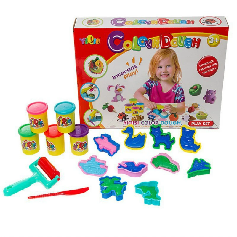 

Children's Toys 3D Color Mud Simulation Food Set ABC Ice Cream Educational Toys Supple Material Slime Children's Toys Gift