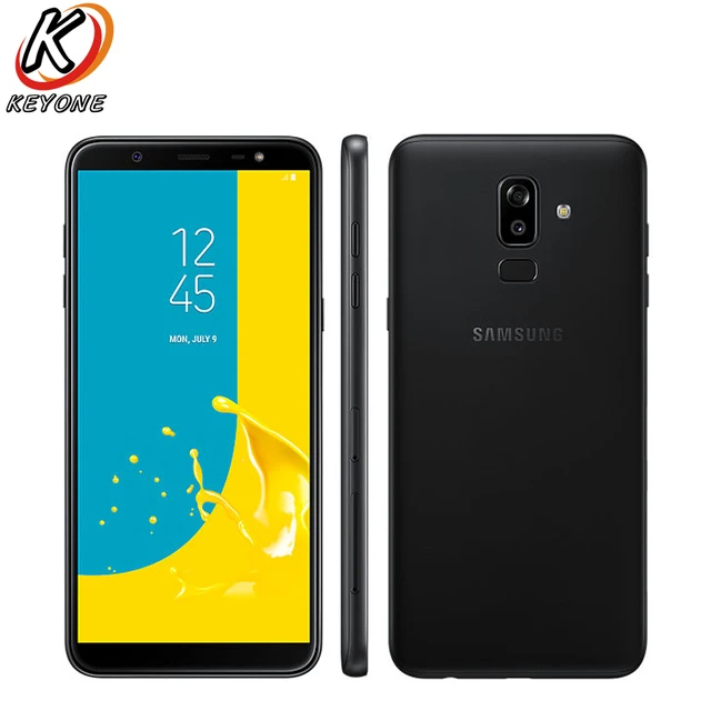 Cheap Brand new Samsung Galaxy J8 J810F-DS Mobile Phone 6.0 inch 4GB RAM 64GB ROM Octa Core Dual Rear Camera Android fingerprint phone