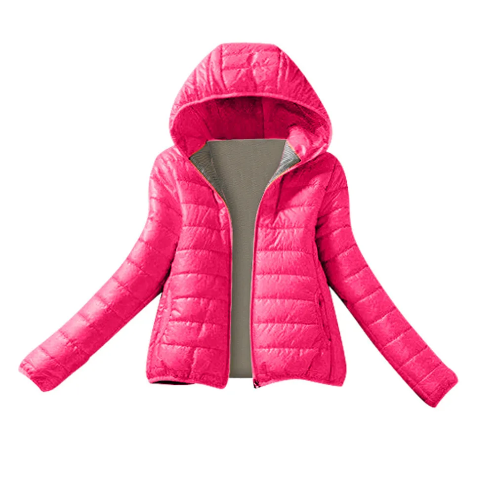 Women Winter Warm Coat Slim Hooded Zipper Jacket Overcoat Coat abrigos mujer invierno 2018 winter jacket women
