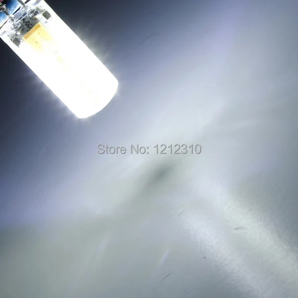 G4 DC12V 6 Вт силиконовая Светодиодная лампа SMD3014 Светодиодный лампа «Кукуруза» для Люстра лампочка, Светодиодный прожектор лампы теплый холодный белый
