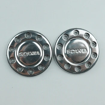

2Pcs metal front wheel hub retainer for tamiya 1:14 scale remote control actro MAN tgx scania R620 56323 beenz 1851 3363 trailer