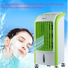 Летнее мобильное охлаждение, кондиционер, вентилятор для дома, холодное, одиночное охлаждение, маленький кондиционер, лед, Хрустальный вентилятор