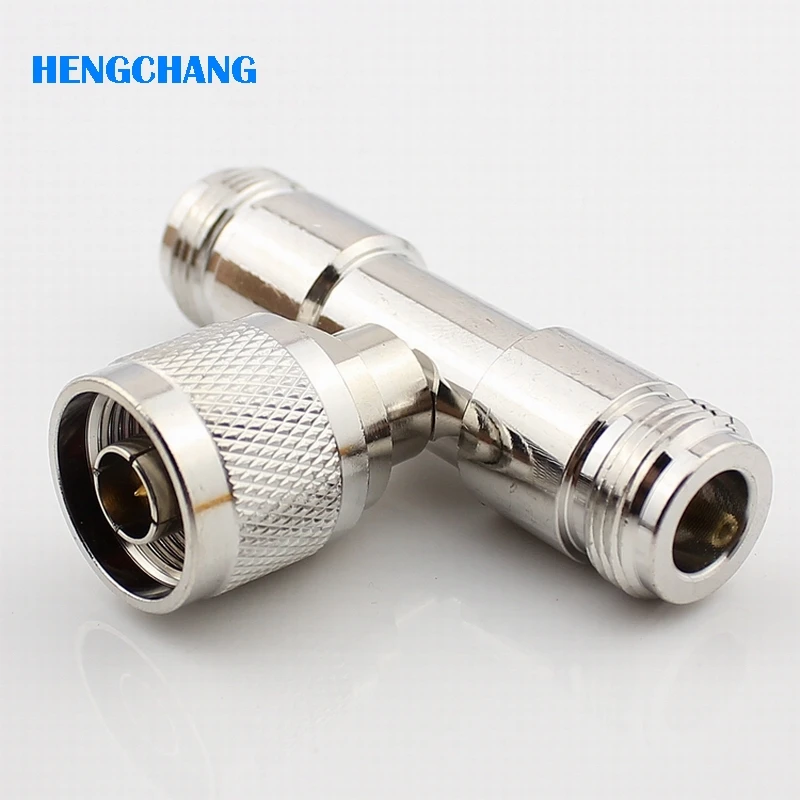 N KJK N type connector Male to 2 Female connector N type tee connector