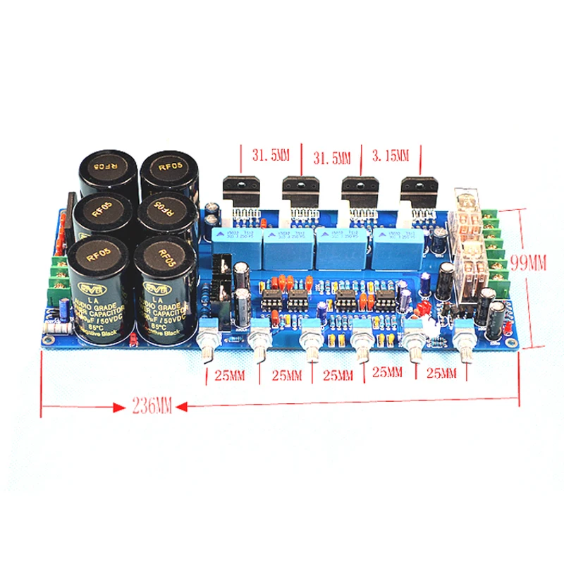Lusya LM3886 сабвуфер цифровой усилитель аудио Плата 68 Вт * 2 + 120 1 канальный с защитной
