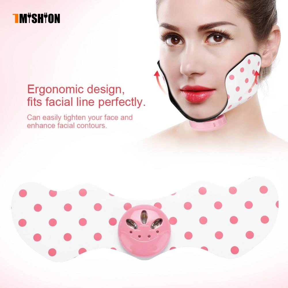 Silicone Electric Adjustable Mini Facial Slimming Lifting Firming Pad